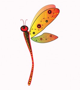 Dragonfly Vector Painting