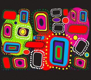 Faces Vector Painting Single Origin Creative