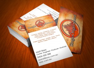 SingleOriginSound businesscards